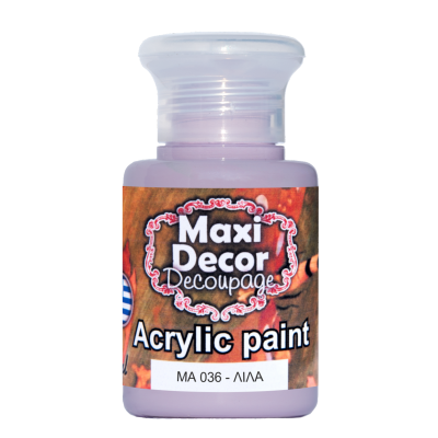 Ακρυλικό Χρώμα 60ml Maxi Decor Λιλά MA036_MA036060